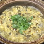 かたつむり - きのこ雑炊