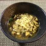 かたつむり - きのこ雑炊