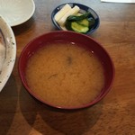 Maguroya - 海鮮丼の味噌汁