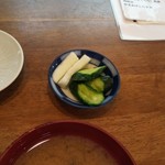 Maguroya - 海鮮丼の漬物