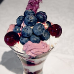 資生堂パーラー - 岐阜県揖斐郡産 ブルーベリーのパフェ