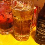 やきとん万備 - バイス紫蘇入りが美味い♪