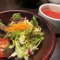 大井町銭場精肉店 - サラダ＆スープ＠ランチ