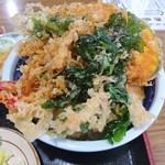 そば処 菊水なんぶ - ミニ天丼 アップ