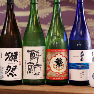 Get intoxicated with local sake from Kyushu. We are proud of our extensive drink menu♪