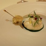 レストランひらまつ - ホワイトアスパラガス（ソース）　蛤（2019.5）