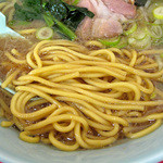ラーメン山岡家 - 麺（ラーメン 醤油）
