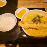 カレーうどん 千吉 新宿甲州街道店 - ちくわ天（ごはん・香物付）820円