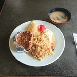 ミラベール - 和ハンバーグとドライカレーランチ