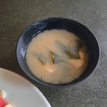 ミラベール - 味噌汁（和ハンバーグとドライカレーランチ）