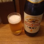 torisobaniboshisobahanayama - 中瓶ビール