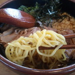 肉そば鳥中華 ざぶん - 中華麺