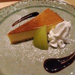 そば割烹 よいん - 「越前蕎麦粉のチーズケーキ」