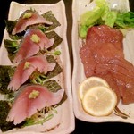 元気海鮮 朝日食堂 - 追加さば巻＆厚切り牛タン←これも食べ放題よ♪