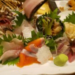 海鮮炭焼処とら太 - いつかの刺盛り