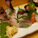 海鮮炭焼処とら太 - いつかの刺盛り