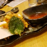 海鮮炭焼処とら太 - ホッキの天ぷら