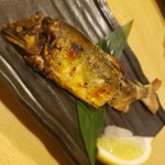 海鮮炭焼処とら太 - 鮎の塩焼き