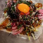 匠のローストビーフ キッチン フォーク 日暮里店 - マグロのユッケもすごかった！
