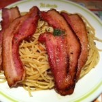 あるでん亭 - アリオオリオベーコン添え（大盛り）