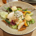 たべごと屋のらぼう - 地野菜とお豆腐のサラダ(1500円・外税)