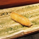 京極寿司 - ひらめ・昆布締め