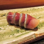京極寿司 - 独特の形状の「しめ鯖」（鯖鮓と同じ鯖、だそうな）