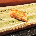 京極寿司 - 煮穴子をツメで。