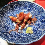 京極寿司 - ほたる烏賊のスモーク。