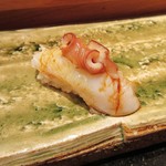 京極寿司 - 水ダコのお茶煮。（「すし善」が元祖だそう。）