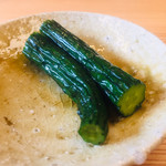 柚木元 - 間引き胡瓜辛子漬け