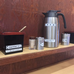 そばの神田 東一屋 - コンディメンツ。