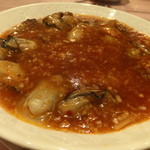 北京遊膳 - 生牡蠣の豆板醤炒め