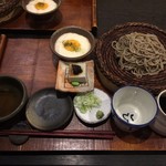 手挽きそば 一心 - とろろに蕎麦とうふ