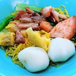 福記 福州魚丸雲呑麺 - 