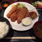 Uokagi Shokudou - ミックスフライ定食A