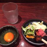 Uokagi Shokudou - 卵とお漬物
