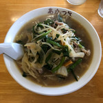 あかつき食堂 - 醤油野菜ラーメン 700円