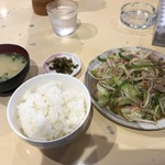 五郎八 - 野菜炒め定食¥800-
