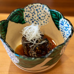 柚木元 - 2019.7 猪バラ肉の黒酢餡かけ