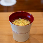 柚木元 - 2019.7 止め椀（月と鼈鍋の出汁で作った玉子スープ）