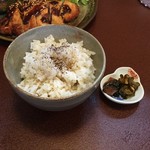 ジャム cafe 可鈴 - 【週替わりランチ(1,050円)】ごはん＆お漬物