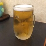 Yakiniku Resutoran Daien - 生ビール（ジョッキ）通常価格580円+税　祭りで半額でした♪