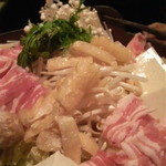 ふる里 - 豚肉　薄揚げ　えのき
