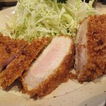 丸一 - 2019年5月　ロースかつ定食（ランチサービス） 1200円