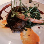 レストラン マノワ - 鹿児島県・アナグマのルーローロティ　穴熊のジュとジュニパーベリーのソースで