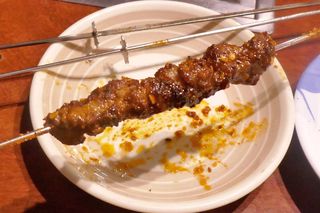 Senrikou - 羊串は特にくさみがない上にオイリーな旨味、程よい塩気、スパイスの風味が効いてウマウマなものばかり！