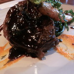 レストラン マノワ - 鹿児島県・アナグマのルーローロティ　穴熊のジュとジュニパーベリーのソースで(アナグマup)