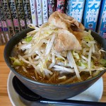 男のラーメン　神戸ちぇりー亭 - 2012.1.7 ド根性醤油＋野菜盛