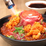 #肉寿司#野菜巻き串#熟成魚 ハッシュタグ 梅田本店